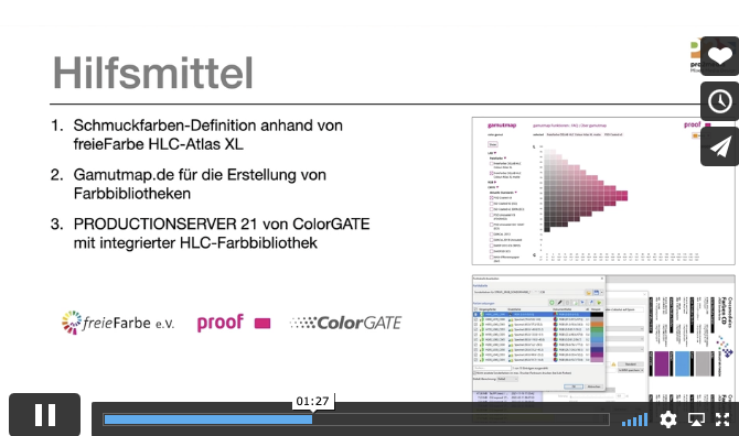 Video by Peter Jäger Pro2Media: 3 minutes for simple cross-media color management